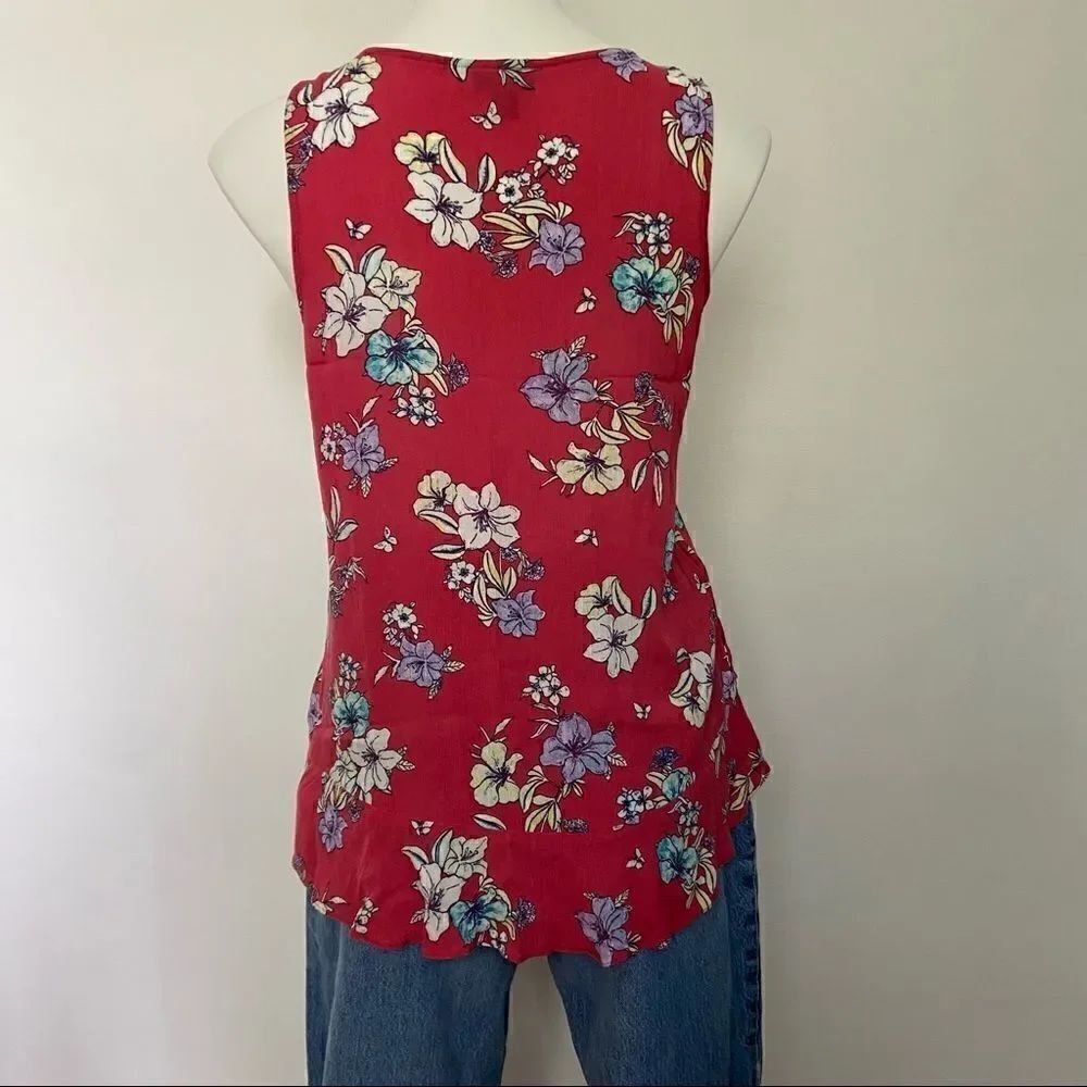 A.N.A. Floral Tank Top - Picture 4 of 4